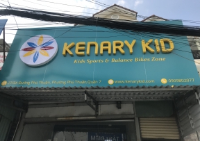 Bảng Hiệu Chữ Nổi Mica: Kenary Kid