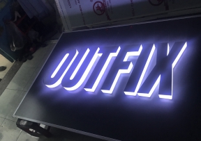 Bảng Hiệu Chữ Nổi Mica: OUTFIX