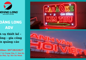 Dịch vụ biển quảng cáo đẹp cho cửa hàng, doanh nghiệp, quán nước, nhà hàng… tại Tp. Hồ Chí Minh